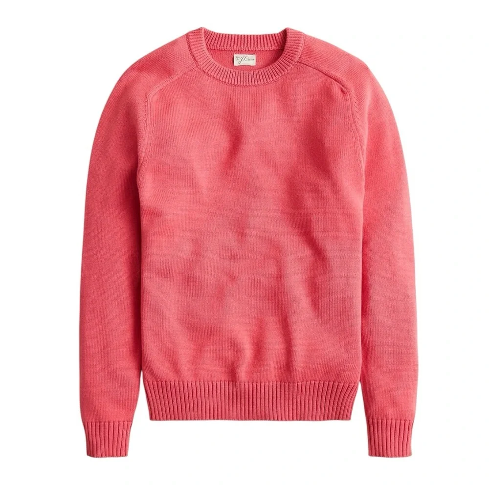 J Crew Men’s Classic Heritage 100% Cotton Crewneck Preppy Sweater Size Large